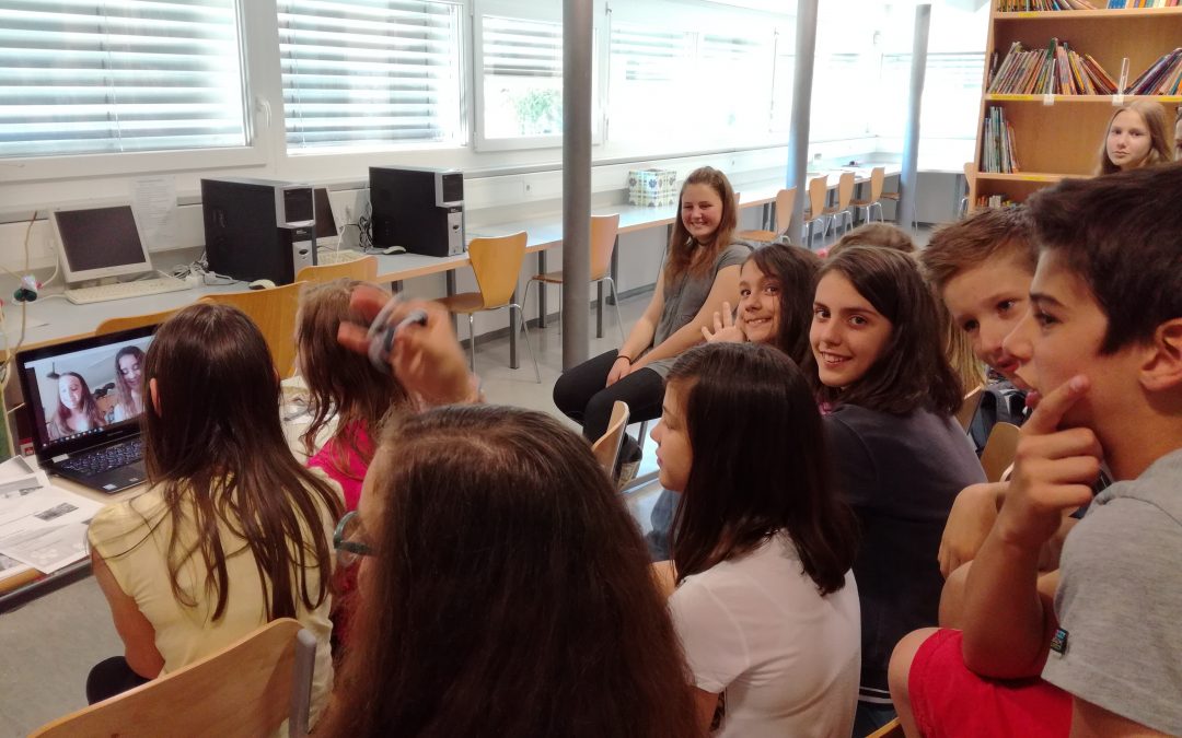 Internetna konferenca z učenci iz Španije